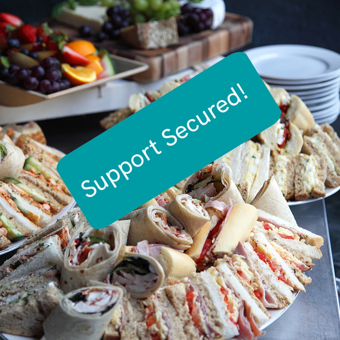 Support secured lunch sponsor