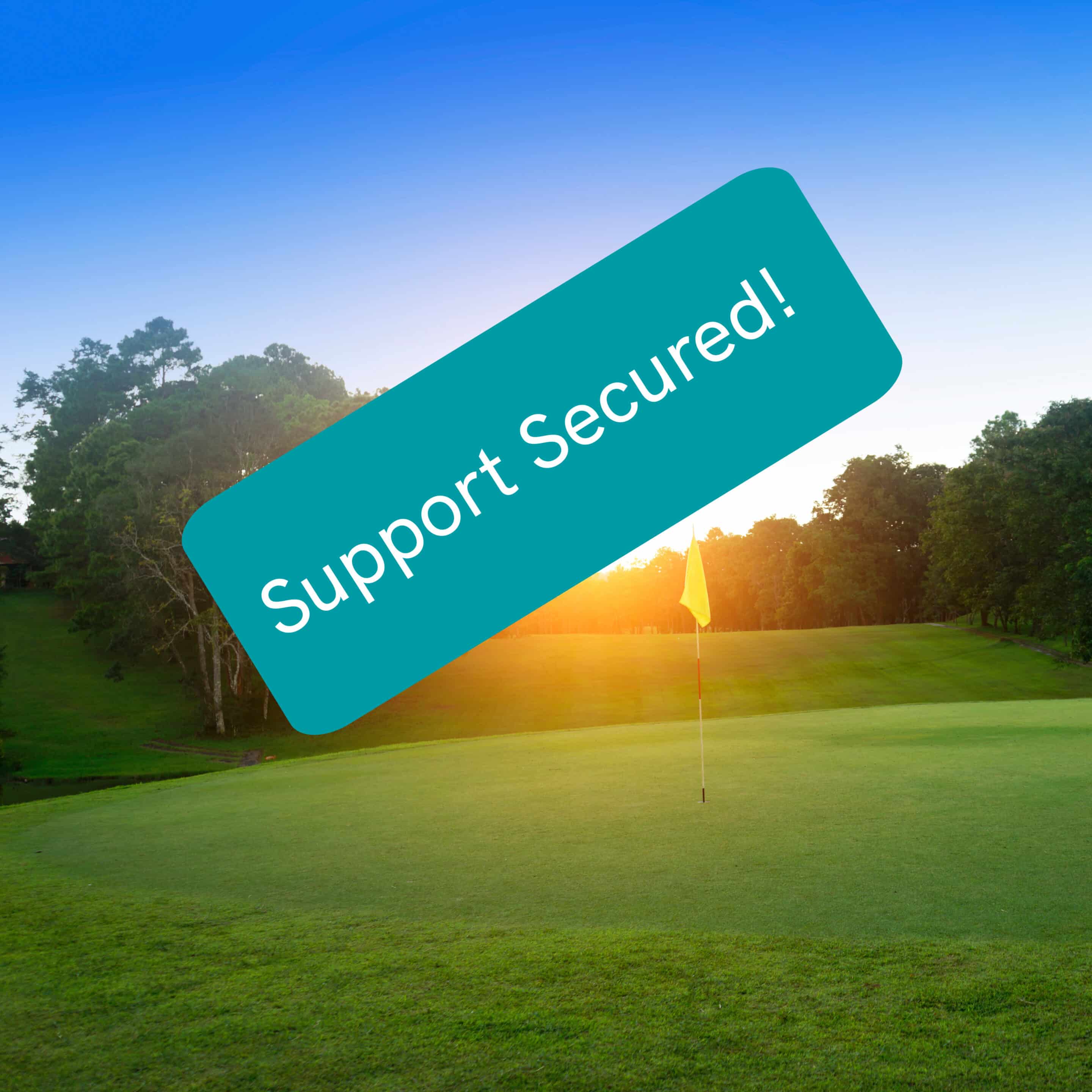 Support secured title sponsor